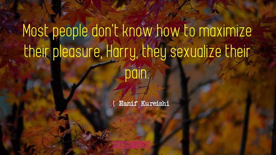 Pain Inside quotes by Hanif Kureishi