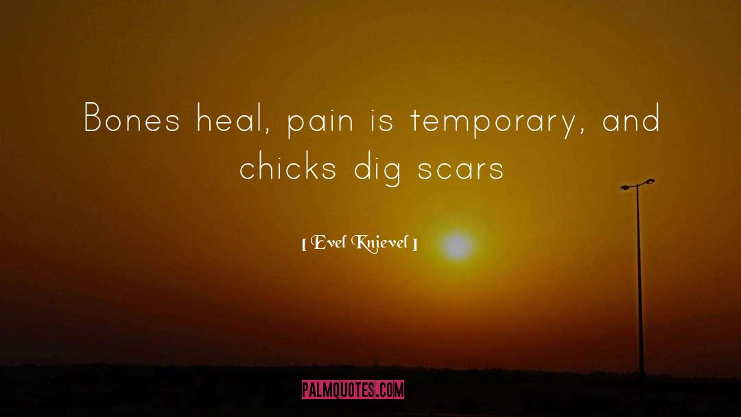 Pain Is Temporary quotes by Evel Knievel