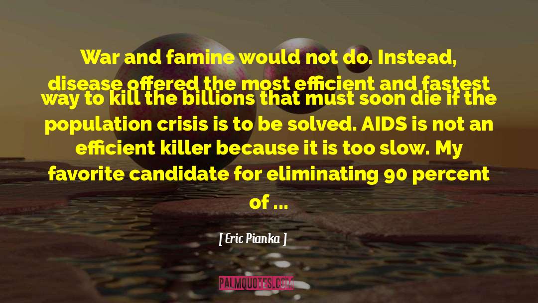 Pain Killer Kills quotes by Eric Pianka