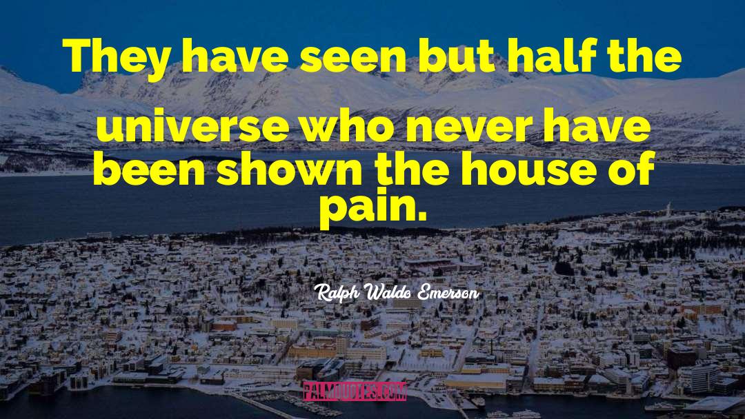 Pain Killer Kills quotes by Ralph Waldo Emerson