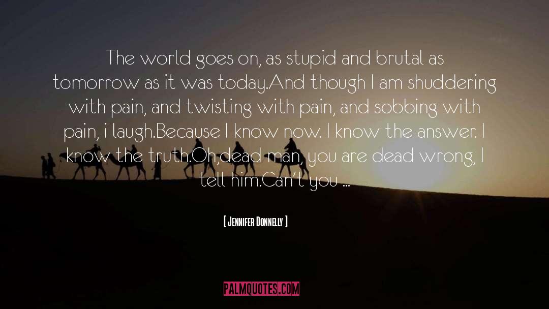 Pain Lies quotes by Jennifer Donnelly