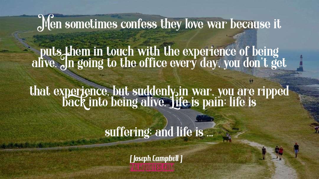 Pain Life quotes by Joseph Campbell