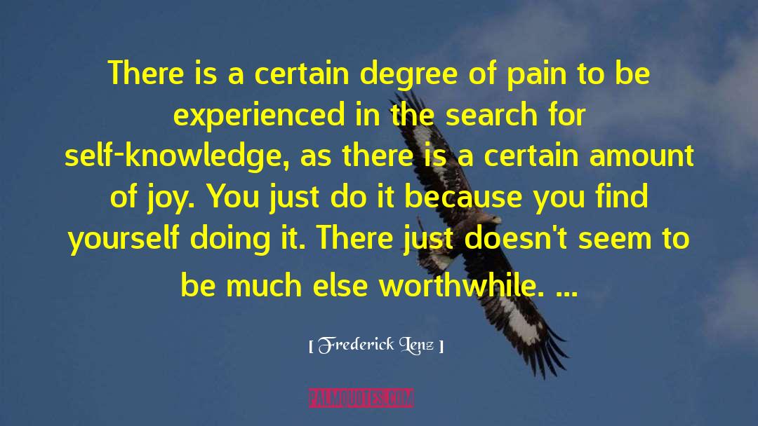 Pain Of Failure quotes by Frederick Lenz