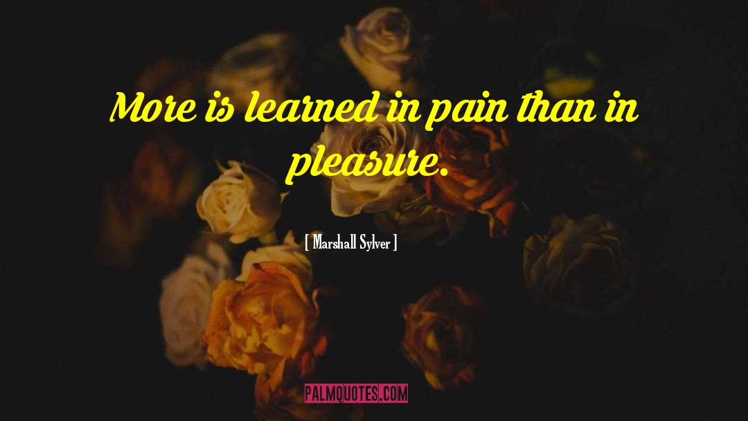 Pain Pleasure quotes by Marshall Sylver