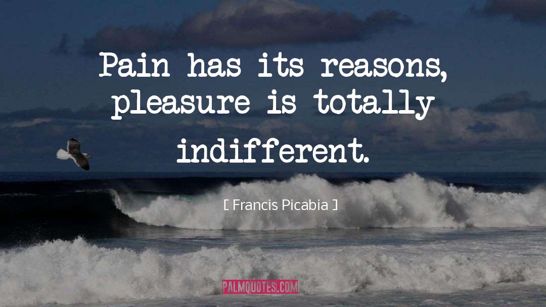 Pain Pleasure quotes by Francis Picabia