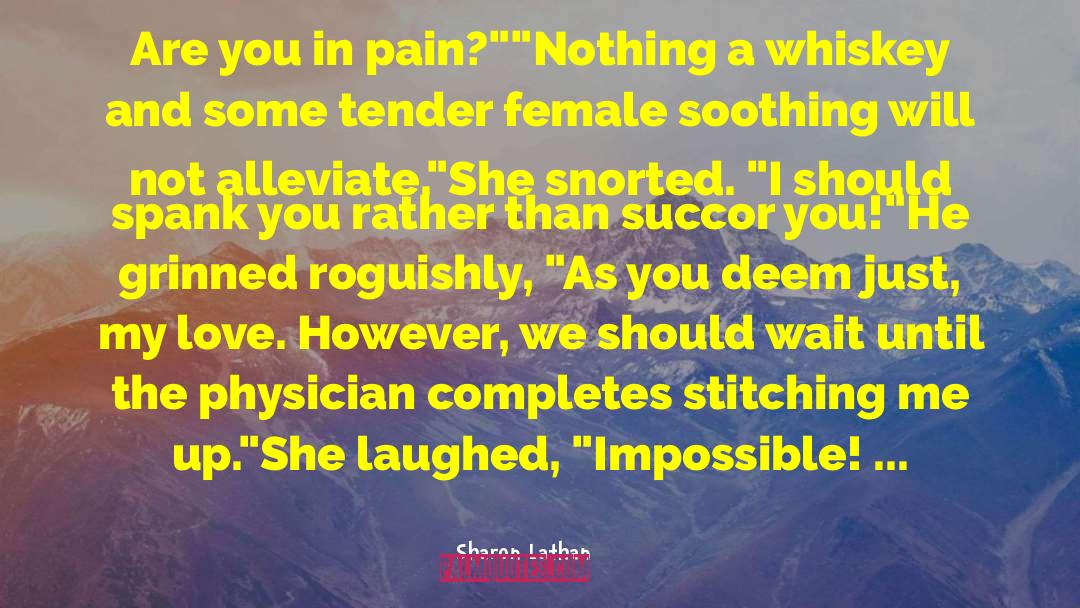 Pain Psychangeling Kaleb Sahara quotes by Sharon Lathan