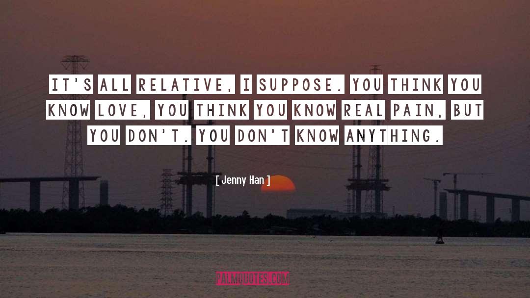Pain quotes by Jenny Han