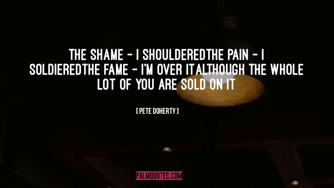 Pain Restoration quotes by Pete Doherty