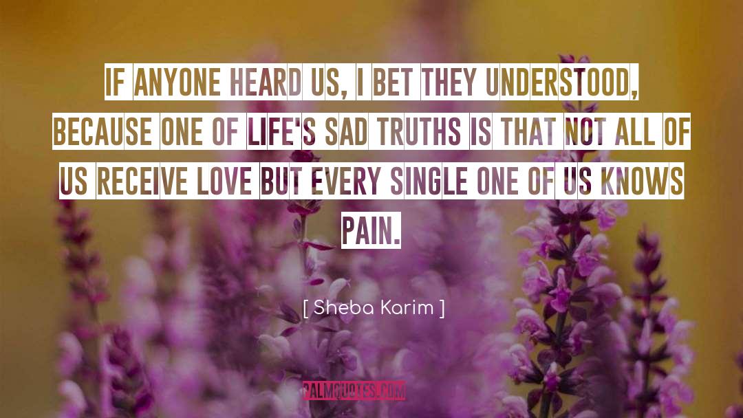 Pain Scream quotes by Sheba Karim