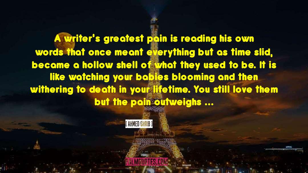 Pain Scream quotes by Ahmed Ghrib