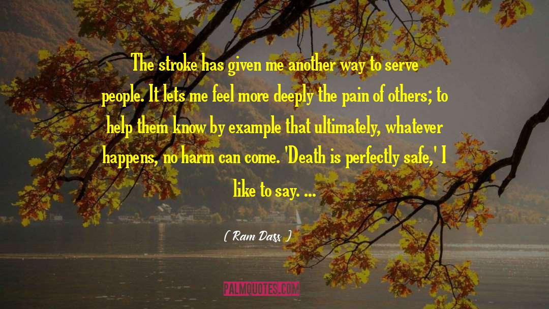Pain Warrior quotes by Ram Dass