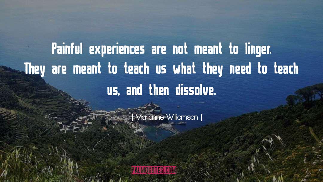 Painful Experiences quotes by Marianne Williamson
