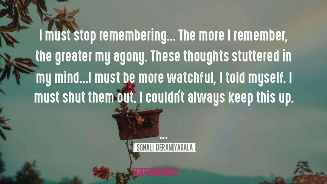 Painful Memories quotes by Sonali Deraniyagala