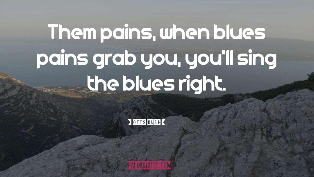 Pains quotes by Otis Rush