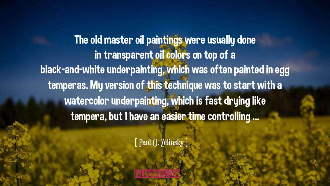 Painted quotes by Paul O. Zelinsky