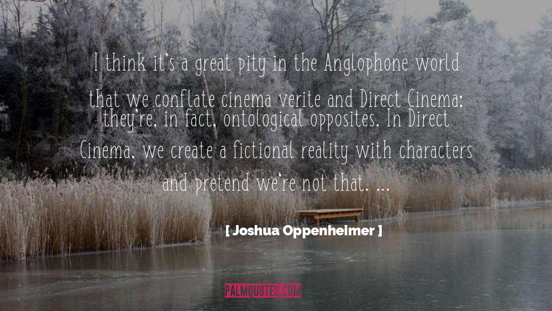 Painter Cinema quotes by Joshua Oppenheimer