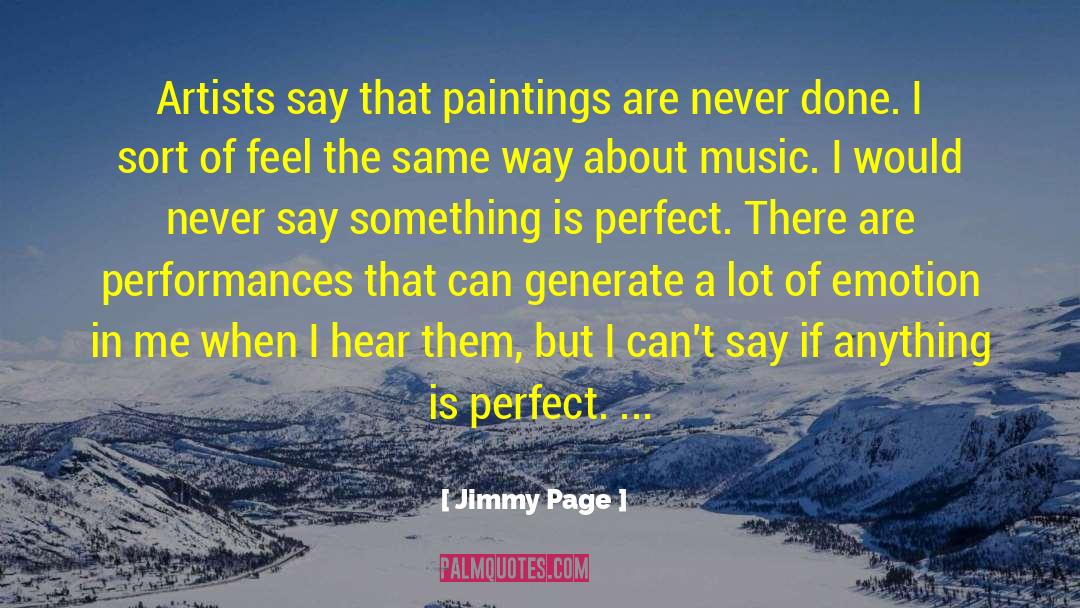Painting A Perfect Picture quotes by Jimmy Page