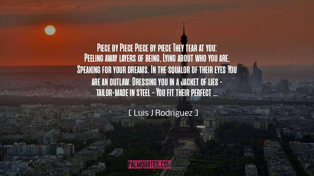 Painting A Perfect Picture quotes by Luis J Rodriguez