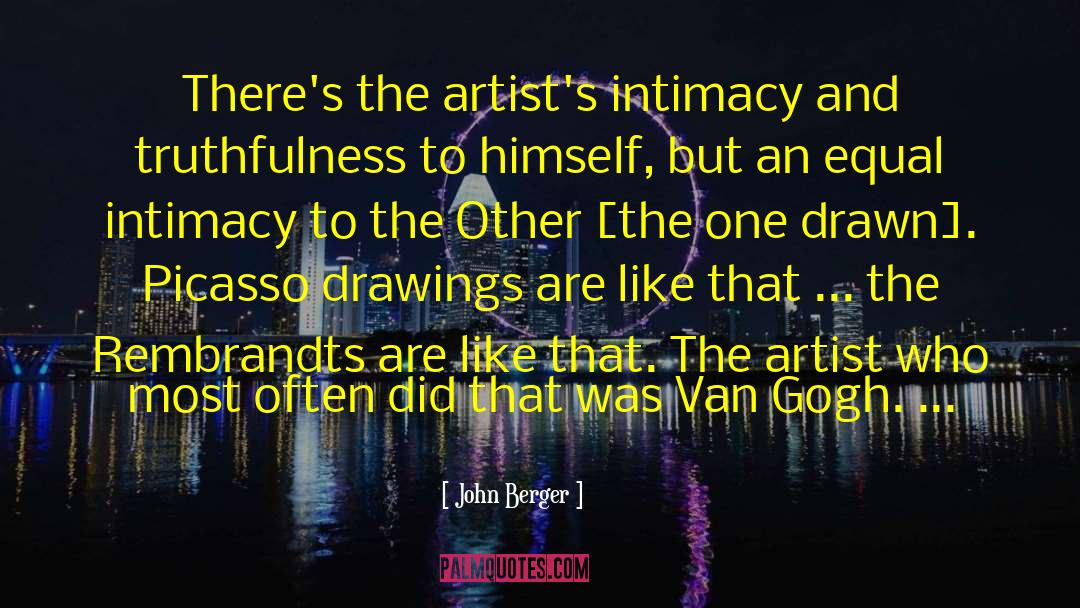Painting And Drawing quotes by John Berger