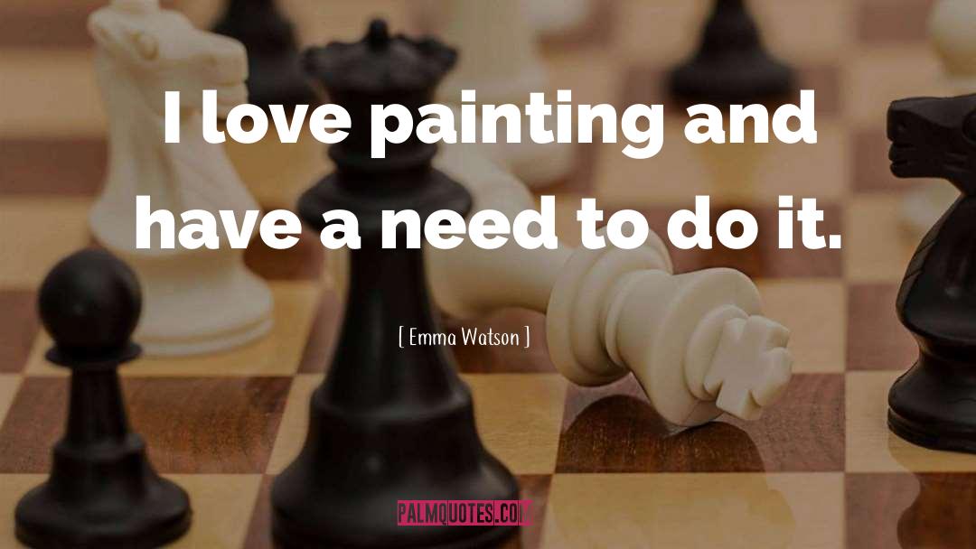 Painting quotes by Emma Watson