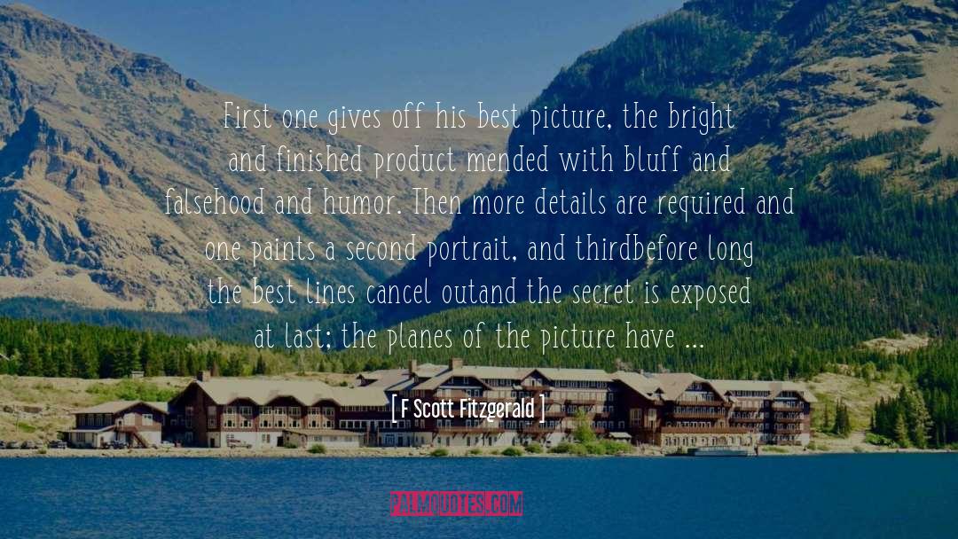 Paints quotes by F Scott Fitzgerald