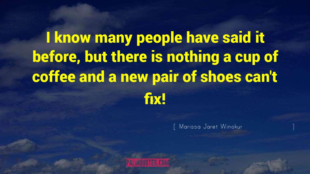 Pair Of Shoes quotes by Marissa Jaret Winokur