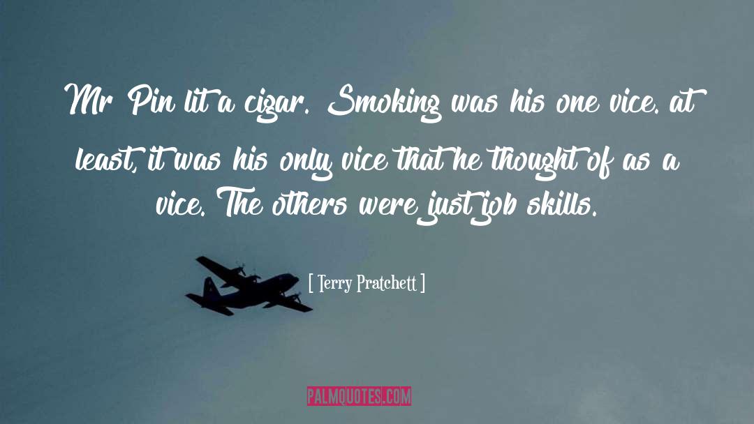 Pairings Cigar quotes by Terry Pratchett