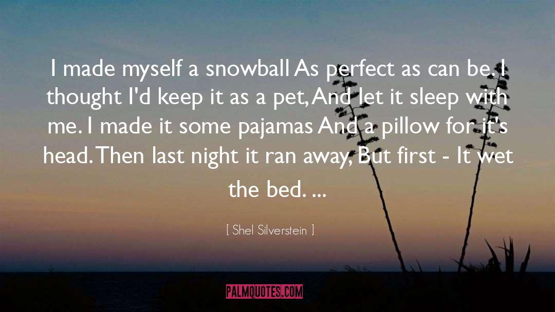 Pajamas quotes by Shel Silverstein
