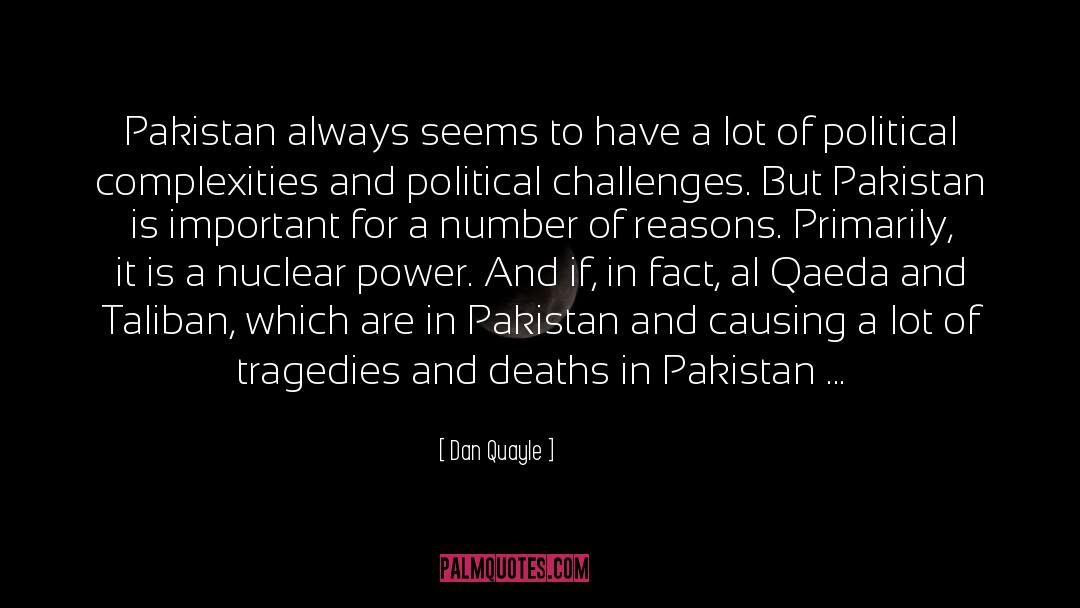 Pakistan quotes by Dan Quayle
