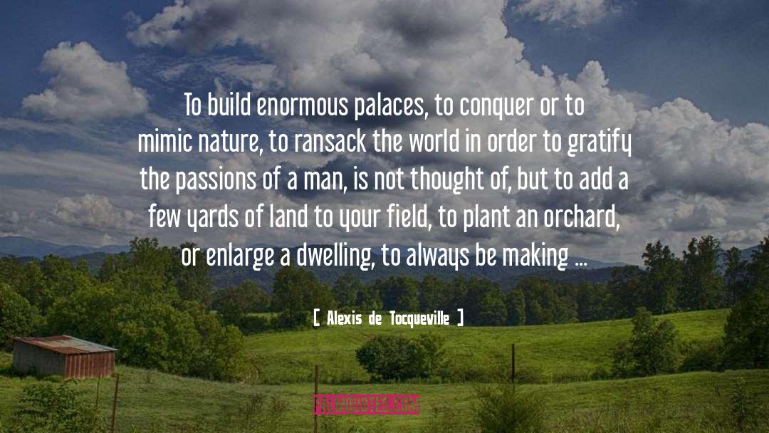 Palaces quotes by Alexis De Tocqueville