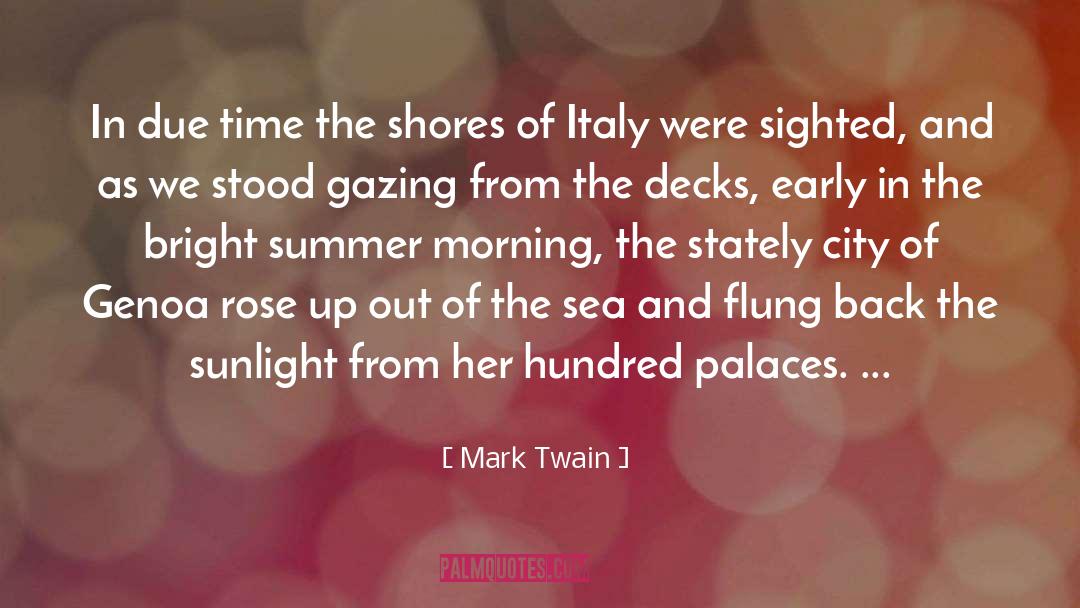 Palaces quotes by Mark Twain
