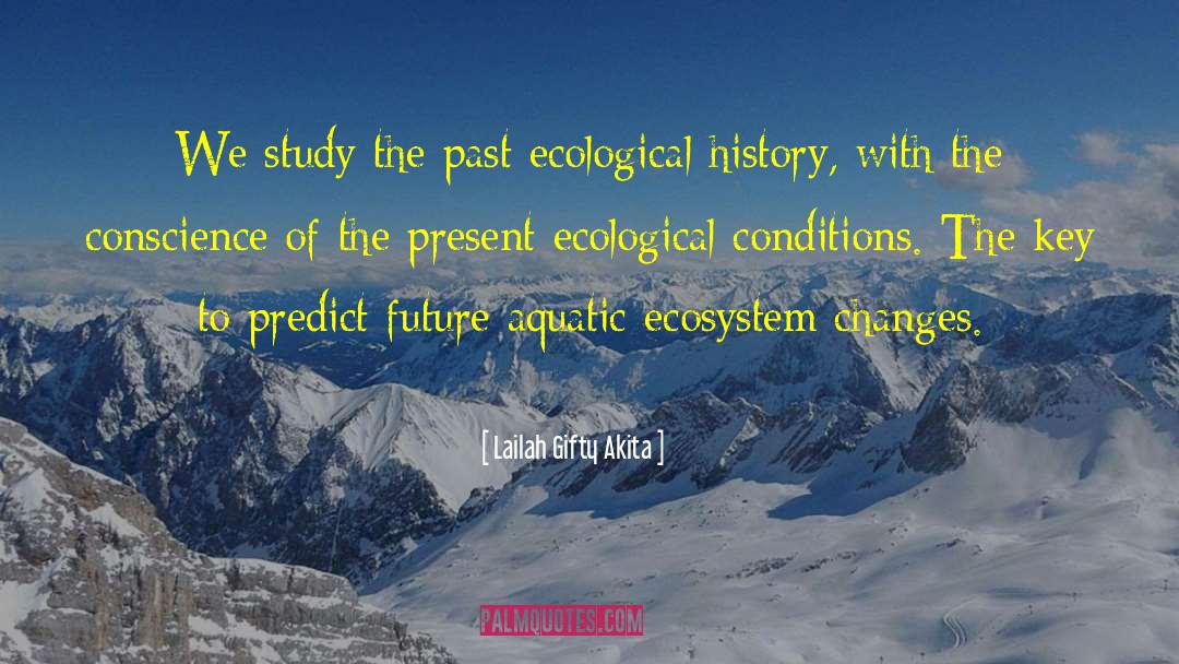 Palaeoecology quotes by Lailah Gifty Akita