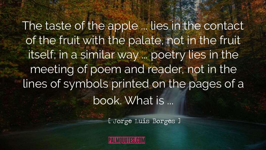 Palate quotes by Jorge Luis Borges