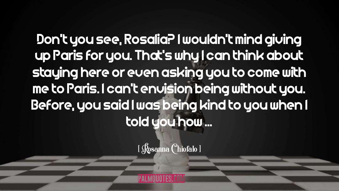 Palate quotes by Rosanna Chiofalo