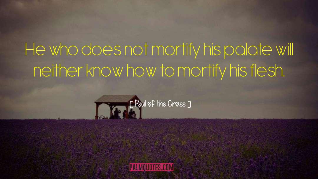 Palate quotes by Paul Of The Cross