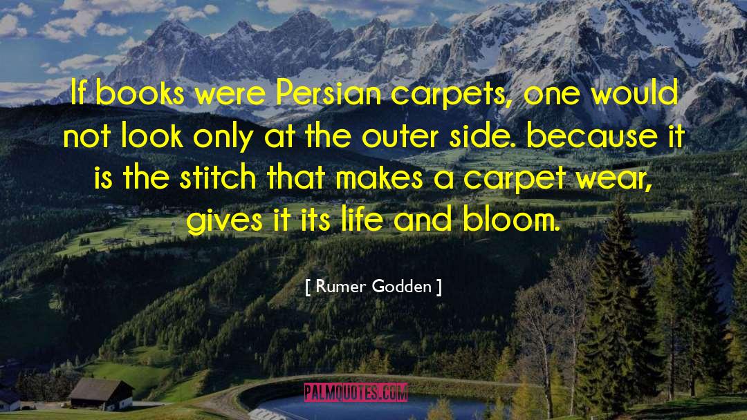 Palatnik Acrylic Persian quotes by Rumer Godden