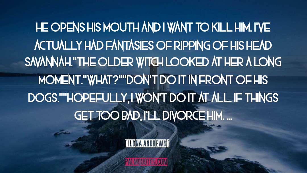 Palely And The Witch quotes by Ilona Andrews