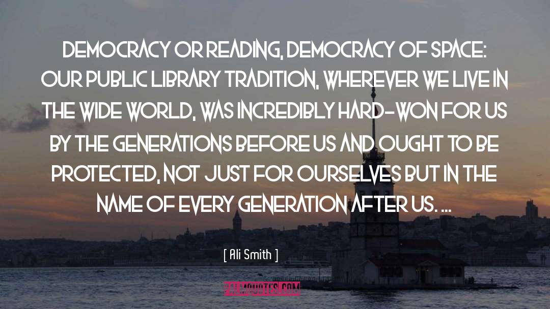 Palestine Public Library quotes by Ali Smith