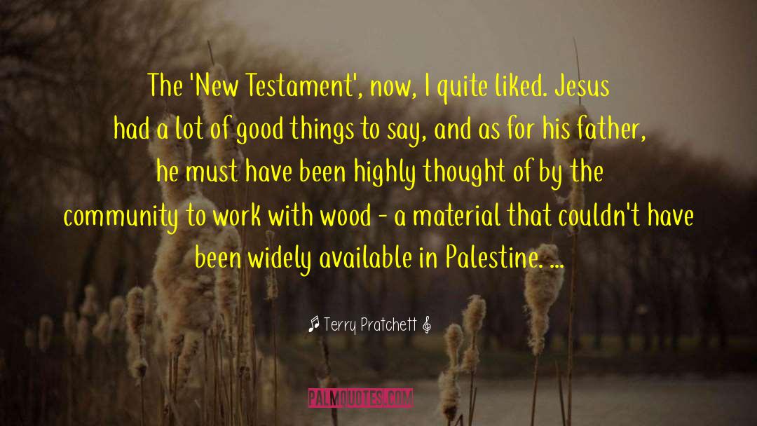 Palestine quotes by Terry Pratchett