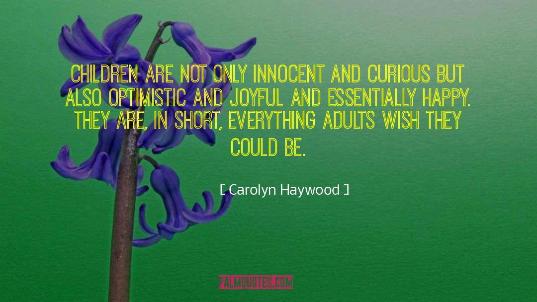 Palestinian Children quotes by Carolyn Haywood