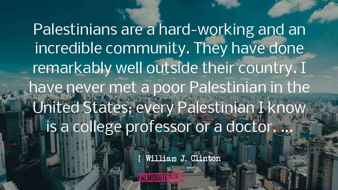 Palestinian Freedom quotes by William J. Clinton