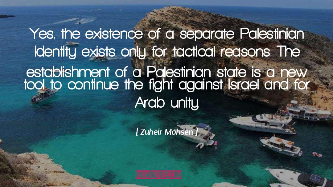 Palestinian Identity quotes by Zuheir Mohsen