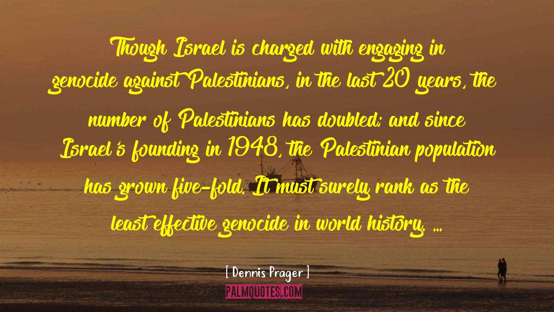 Palestinian Intifada quotes by Dennis Prager