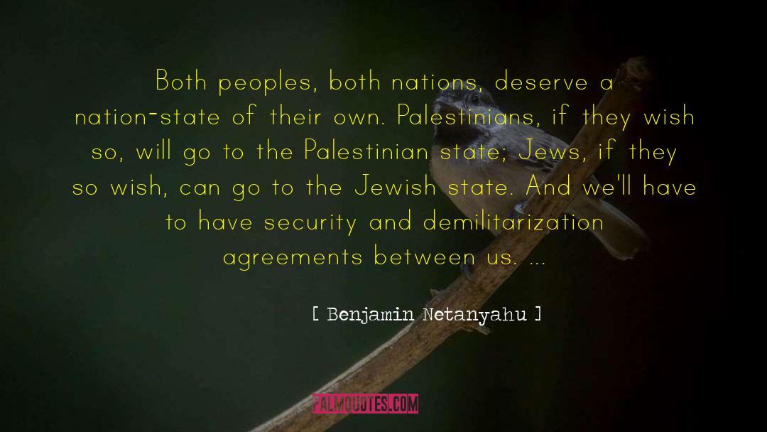 Palestinian quotes by Benjamin Netanyahu