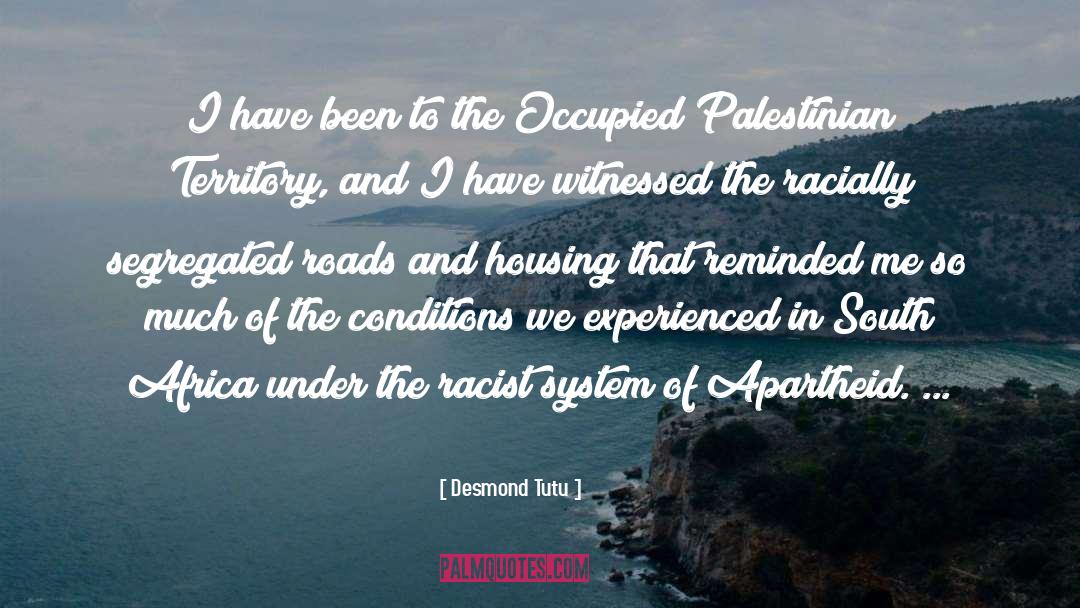 Palestinian quotes by Desmond Tutu