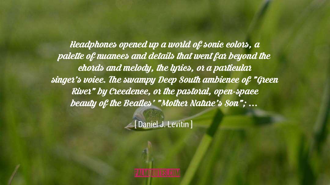 Palette quotes by Daniel J. Levitin