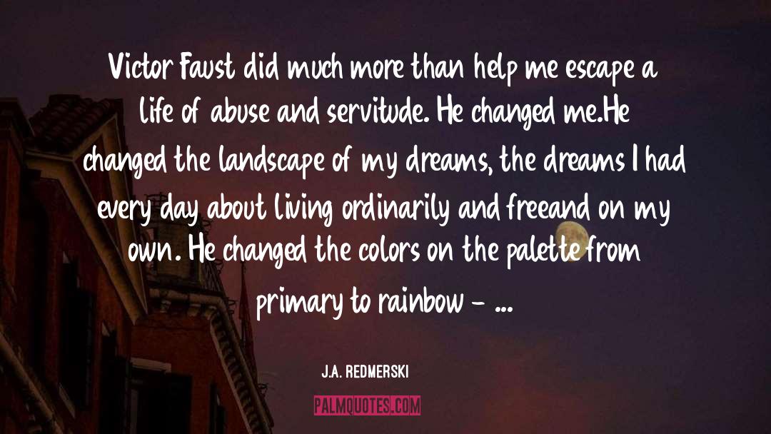 Palette quotes by J.A. Redmerski