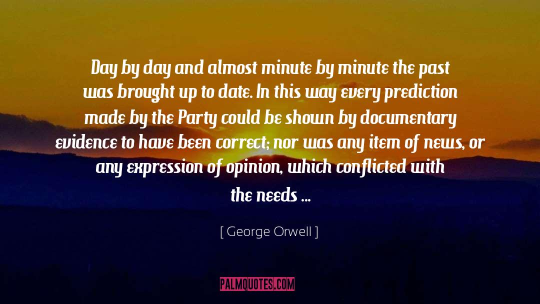 Palimpsest quotes by George Orwell