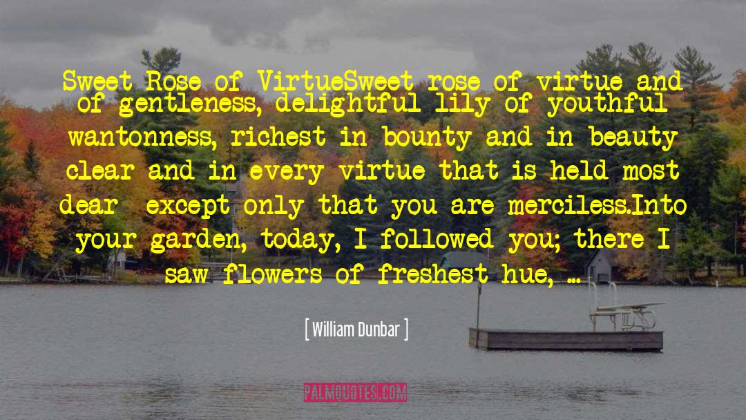 Pallid quotes by William Dunbar