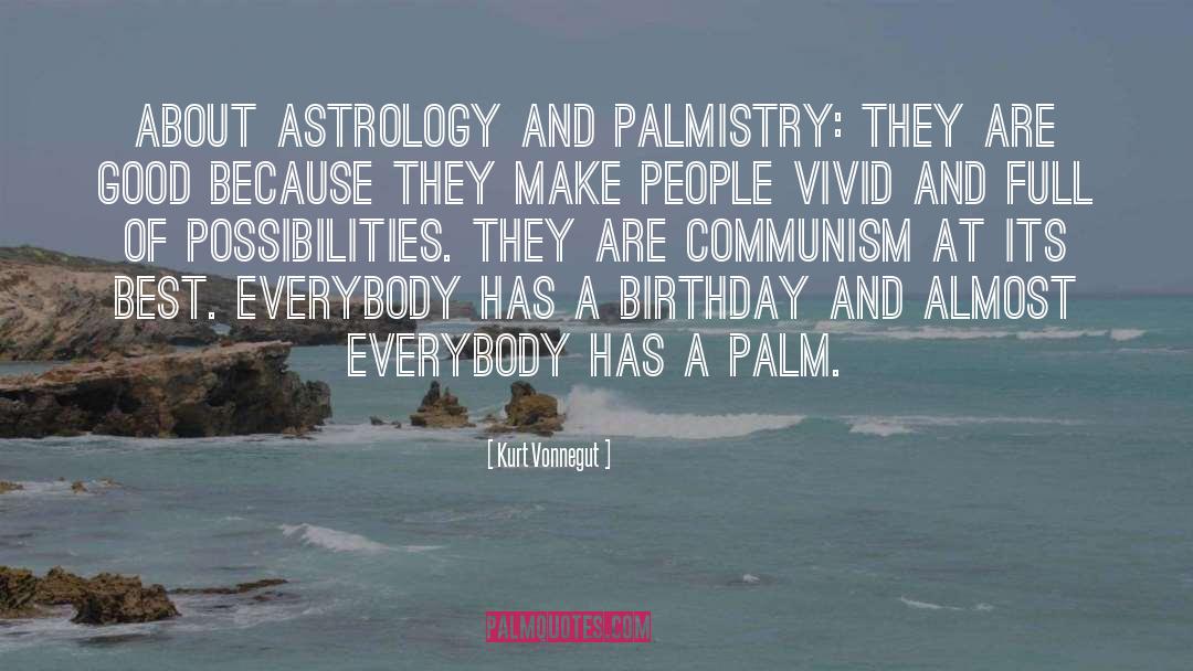 Palmistry quotes by Kurt Vonnegut